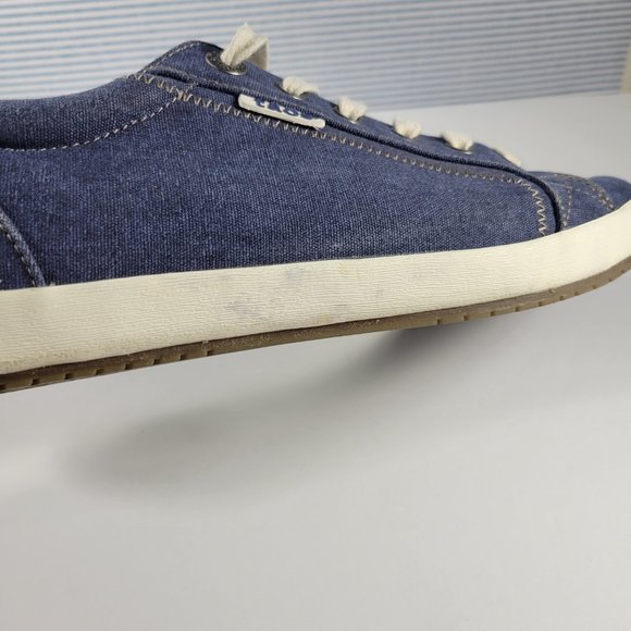 Taos Star Blue Wash Canvas Sneakers Women's Size 11 - Picture 11 of 11